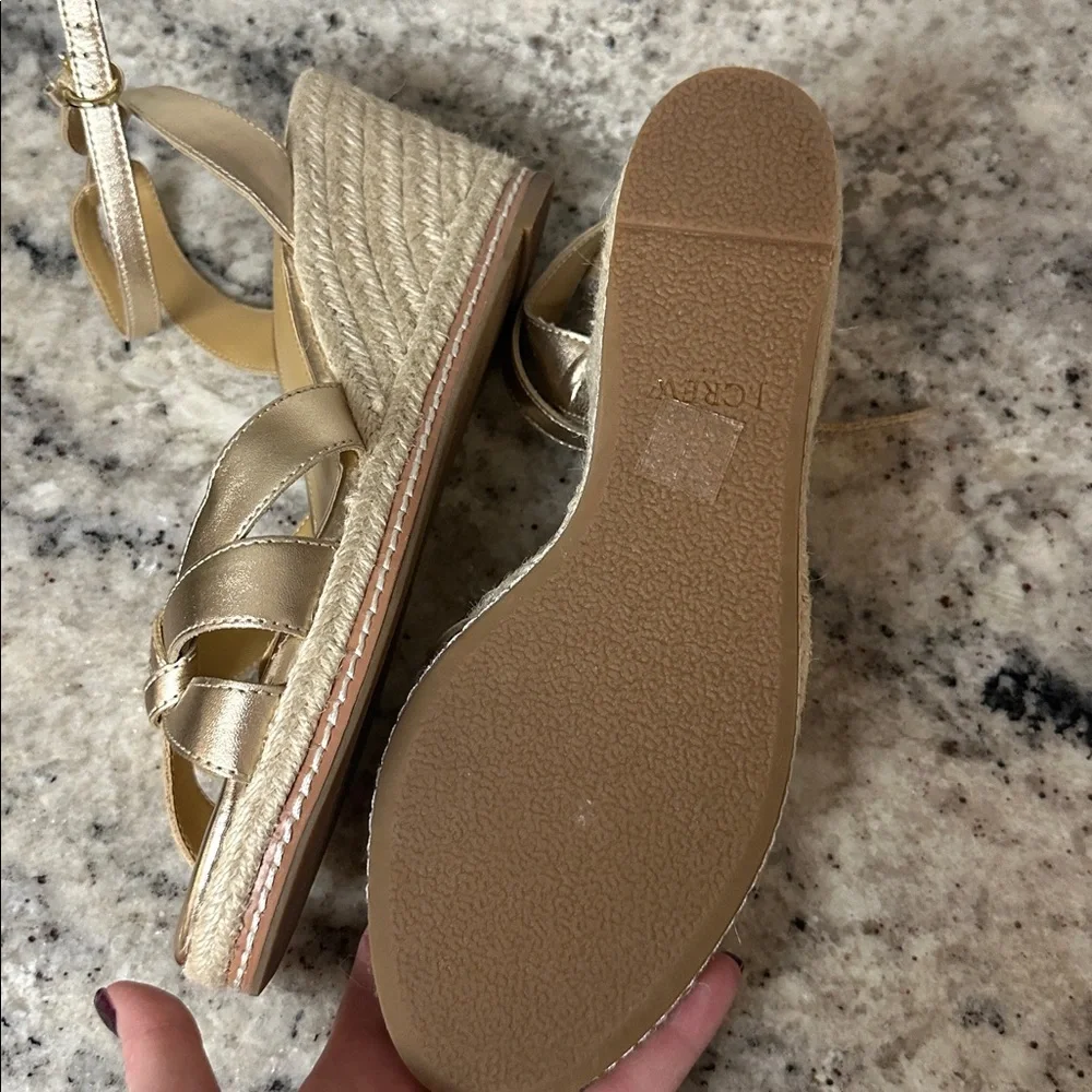 J. Crew chic metallic